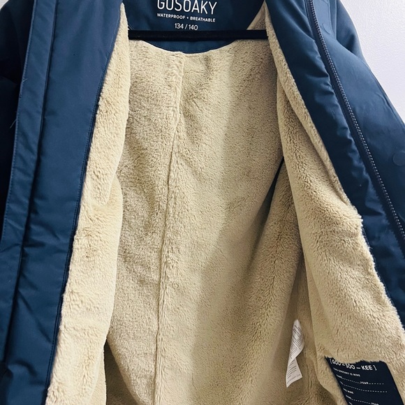 Kids Navy Parka - Picture 7 of 9